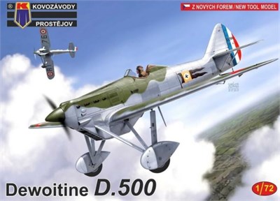 KPM0177  авиация  Dewoitine D.500  (1:72) 2000000166735