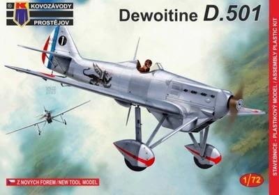 KPM0178  авиация  Dewoitine D-501 'In French service'  (1:72) 8592942101782