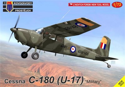 KPM0237  авиация  Cessna C-180(U-17) Military  (1:72) 8592942102376