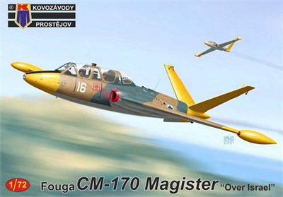 KPM0243  авиация  Fouga CM-170 Magister "Over Israel"   (1:72) 8592942102437