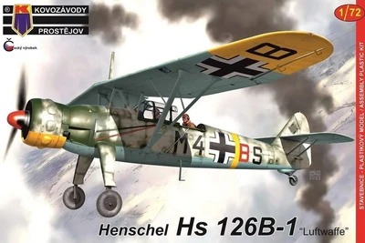 KPM0336  авиация  Henschel Hs-126B-1 "Luftwaffe"  (1:72) 8592942103366
