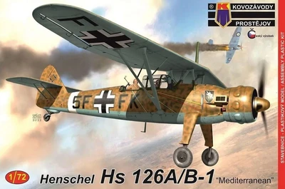 KPM0337  авиация  Henschel Hs-126A/B-1 "Mediterranean"  (1:72) 8592942103373