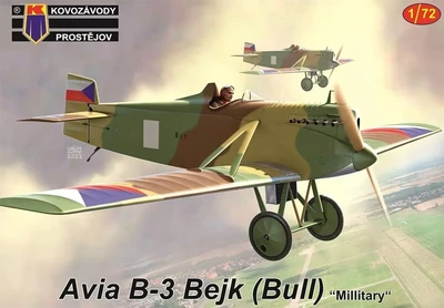 KPM0341  авиация  Avia B-3 Bejk (Bull) "Military"  (1:72) 8592942103410