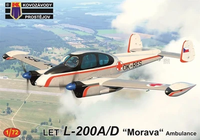 KPM0423  авиация  Let L-200A/D "Morava" Ambulance  (1:72) 8592942104233