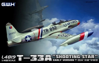 L4819  авиация  T-33A "Shooting Star" Early Version  (1:48) 4986470056708