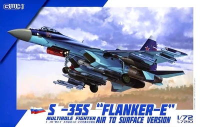 L7210  авиация  ОКБ Сухого С-35S "Flanker E" Multirole Fighter Air to Surface Version  (1:72) 6947917002731