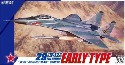 L7211  авиация  M&G-29 "9-12" Fulcrum Early Type  (1:72) 6947917002748