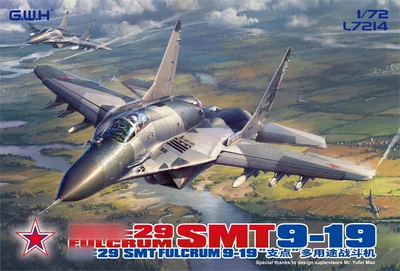 L7214  авиация  M&G-29SMT Fulcrum-F  (1:72) 6947917002779