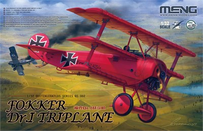 QS-002  авиация  Fokker Dr.I Triplane  (1:32) 4897038552610