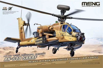 QS-005  авиация  AH-64D SARAF Saraph (Fiery Winged Serpent)  (1:35) 4897038553921