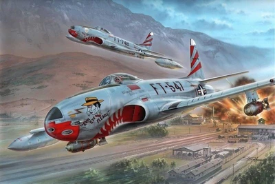 SH32048  авиация  F-80C "Over Korea"  (1:32) 8594071083212