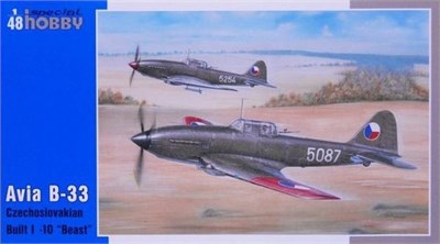 SH48047  авиация  Avia B-33 Czechoslovakian build &L-10 "Beast"  (1:48) 8594071081317