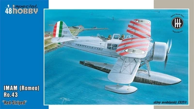 SH48137  авиация  IMAM (Romeo) Ro.43 "Red-Striped"  (1:48) 8594071084974