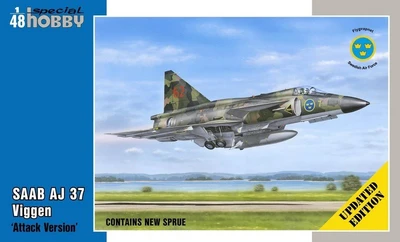 SH48148  авиация  AJ-37 Viggen "Attack version"  (1:48) 4589913256590