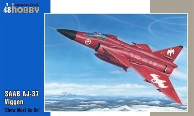 SH48188  авиация  Saab AJS-37 Viggen "Show Must Go On"  (1:48) 8594071085889