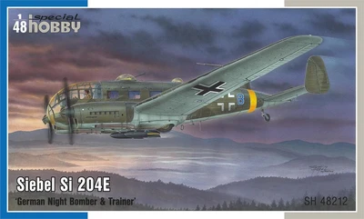 SH48212  авиация  Siebel Si-204E "German night bomber & trainer"  (1:48) 8594071088613
