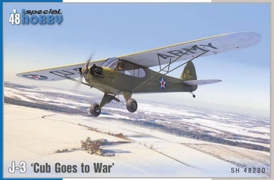 SH48220  авиация  J-3 "Cub goes to war"  (1:48) 8594071089245