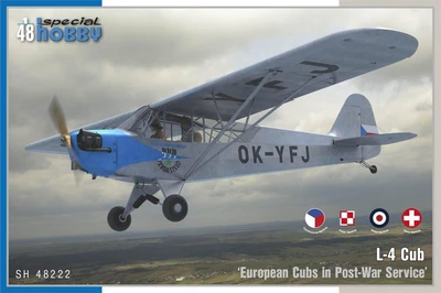 SH48222  авиация  L-4 Cub European Cubs in Post-War Service  (1:48) 8594071088644