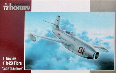 SH72248  авиация  ОКБ Як@влева Y@K-23 Flora "Red & White Stars"  (1:72) 8594071083311