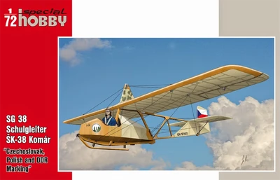SH72269  авиация  SG 38 Schulgleiter - SK-38 Komár   (1:72) 8594071084806
