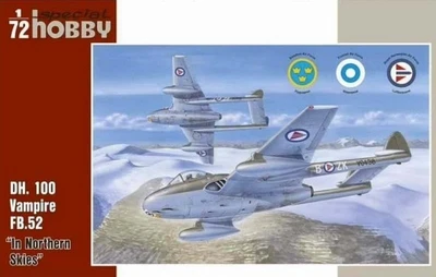 SH72281  авиация  D.H.100 Vampire FB Mk.52  "In northen skies"  (1:72) 8594071084295