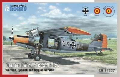 SH72327  авиация  Dornier Do-27 "German, Spanish and Belgian serv."  (1:72) 8594071085841