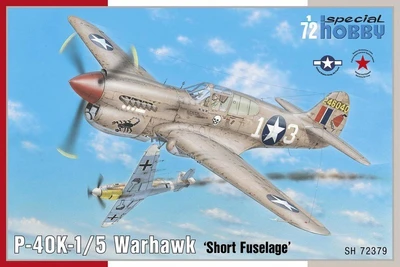 SH72379  авиация  P-40K-1/5 Warhawk "Short Fuselage"  (1:72) 8594071086466