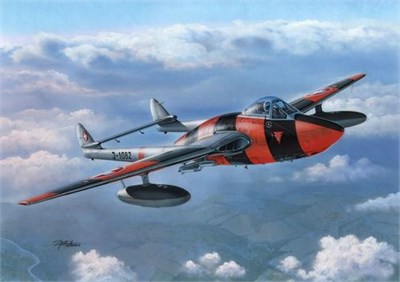 SH72391  авиация  DH.100 Vampire 6 'Pinocchio Nose'   (1:72) 8594071087036
