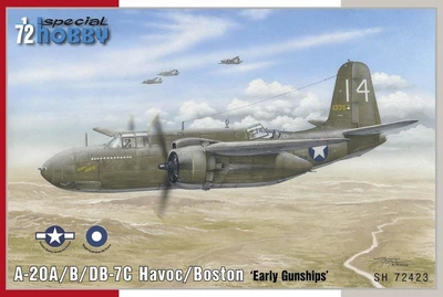 SH72423  авиация  A-20B/C Havoc Gunships  (1:72) 8594071087692