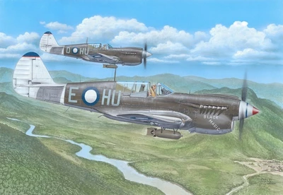 SH72484  авиация  Kittyhawk Mk.IV "Over Miditerranean & Pacific"  (1:72) 8594071089498