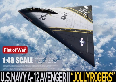 UA48006  авиация  U.S. Navy A-12 Avenger II "Jolly Rogers" Fist of War  (1:48) 2000002218319