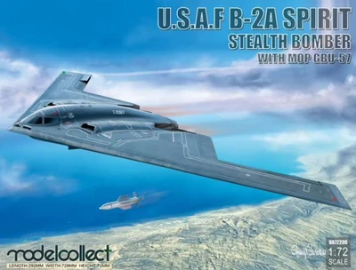 UA72206  авиация  U.S.A.F. B-2A Spirit Stealth Bomber  (1:72) 4589913252639