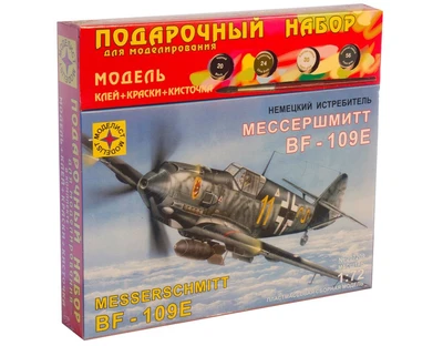ПН207209  авиация  Истребитель Мессершмитт Bf-109E (1:72) 4607061760919