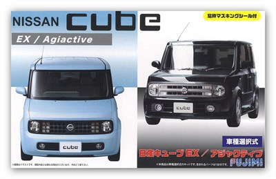 03937  автомобили и мотоциклы  Nissan Cube EX/Agiactive  (1:24) 4968728039374
