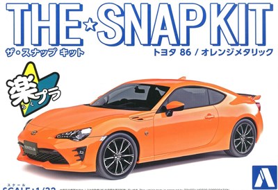 05419  автомобили и мотоциклы  Toyota '86 (Orange) - SNAP KIT  (1:32) 4905083054192