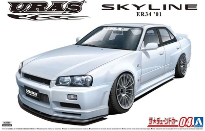 05534  автомобили и мотоциклы  Skyline ER34 Uras Type-R 01  (1:24) 4905083055342