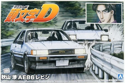 05736  автомобили и мотоциклы  Toyota Levin AE86 Akiyama Wataru  (1:24) 2000000166469