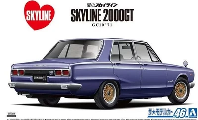 05836  автомобили и мотоциклы  Nissan Skyline 2000GT GC10 '71  (1:24) 4905083058367