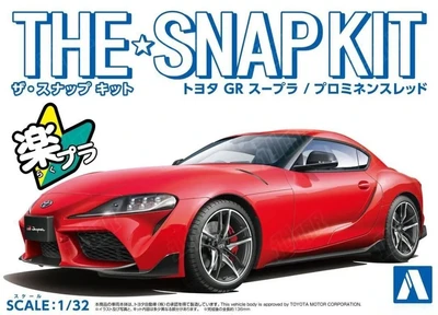 05885  автомобили и мотоциклы  Toyota GR Supra (Prominence Red) - SNAP KIT  (1:32) 4905083058855