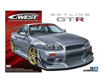 06149  автомобили и мотоциклы  C-WEST BNR34 Skyline GT-R '02  (1:24) 2000000195681