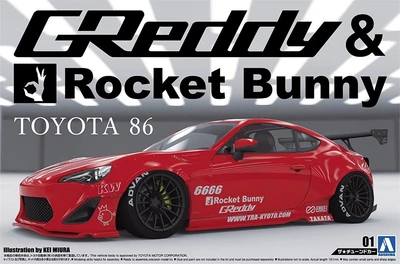 06186  автомобили и мотоциклы  Toyota 86 '12 GReddy&Rocket Bunny Enkei Ver.  (1:24) 4905083061862