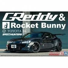 06187  автомобили и мотоциклы  ZN6 Toyota 86 '12 Greddy & Rocket Bunny Volk Racing Ver.  (1:24) 4905083061879