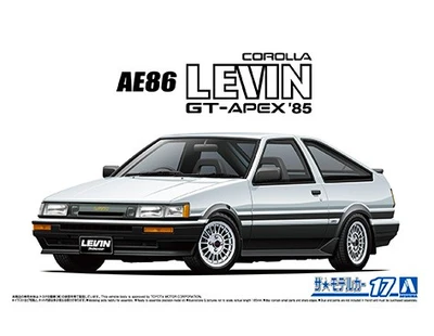 06192  автомобили и мотоциклы  Toyota Corolla Levin AE86 GT-APEX '85  (1:24) 4905083061923