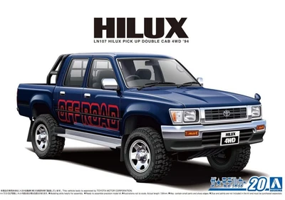 06217  автомобили и мотоциклы  LN107 Hilux Pickup Double Cab 4WD '94  (1:24) 4905083062173