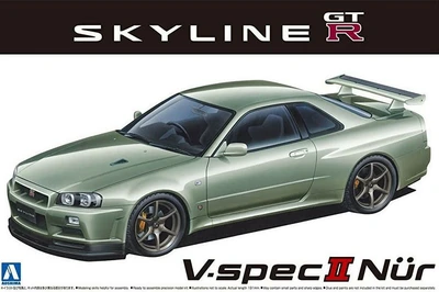 06275  автомобили и мотоциклы  Nissan BNR34 Skyline GT-R V-specII Nür. '02  (1:24) 4905083062753