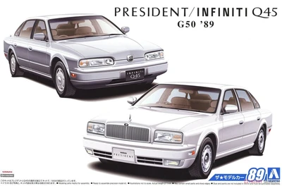 06404  автомобили и мотоциклы  Nissan G50 President JS / Infiniti Q45 '89  (1:24) 4905083064047