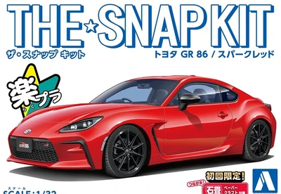 06459  автомобили и мотоциклы  Toyota GR-86 (Spark Red) - SNAP KIT   (1:32) 4905083064597