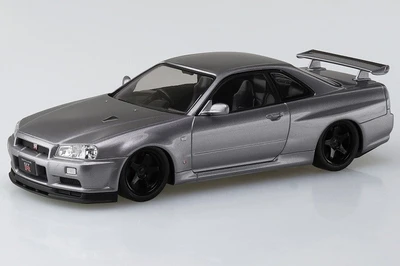 06633  автомобили и мотоциклы  Nissan Skyline GT-R -R34 Custom Wheel (Athlete Silver)  (1:32) 2000002182382