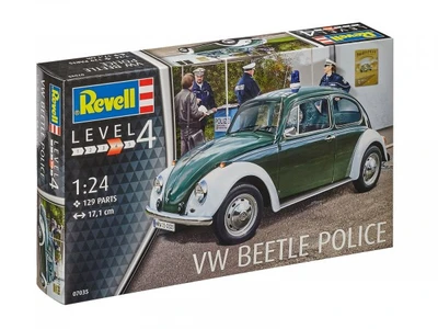 07035  автомобили и мотоциклы  VW Beetle Police  (1:24) 4009803070353