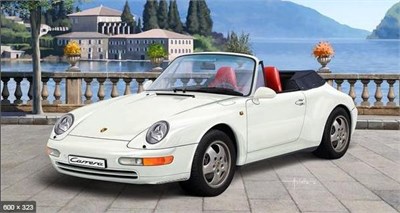 07063  автомобили и мотоциклы  Porsche Carrera Cabrio  (1:24) 4009803070636